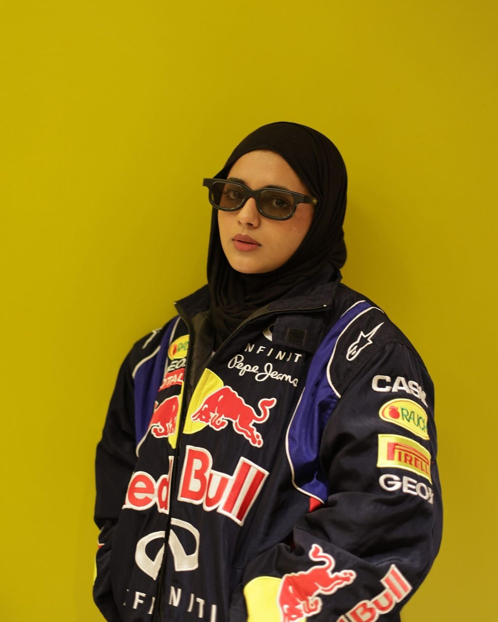 Red Bull puffer Embroidery Unisex Jacket