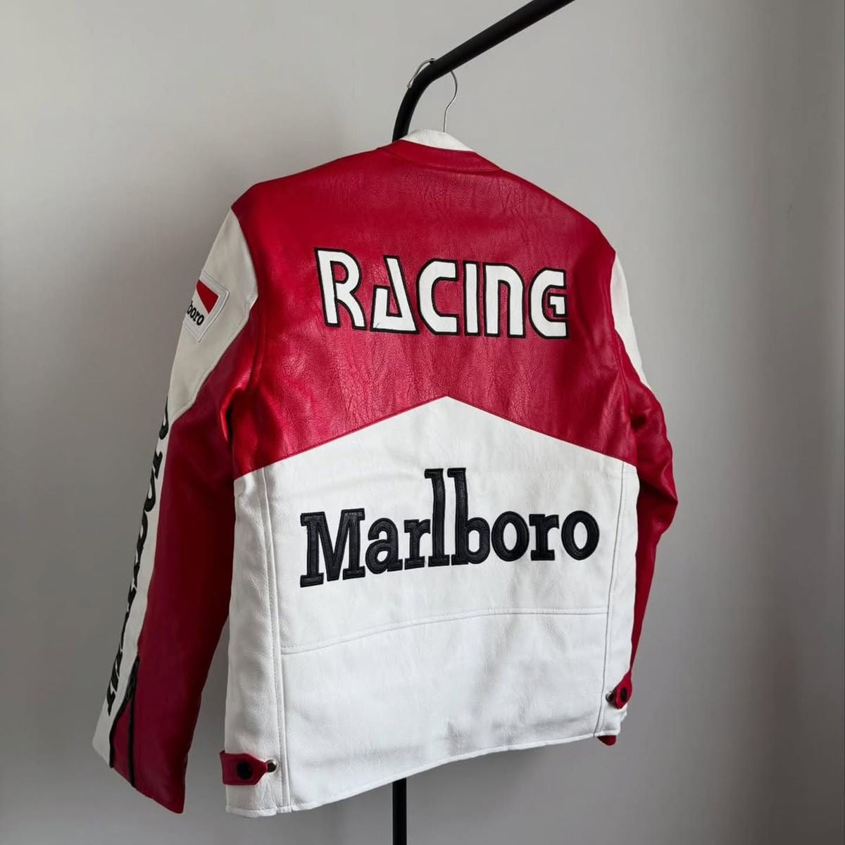 Merlboro Leather Jacket - Vintage Racing Style By Shadow wear
