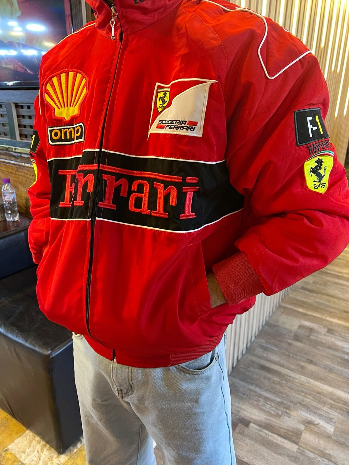 F1 red ferarri jacket