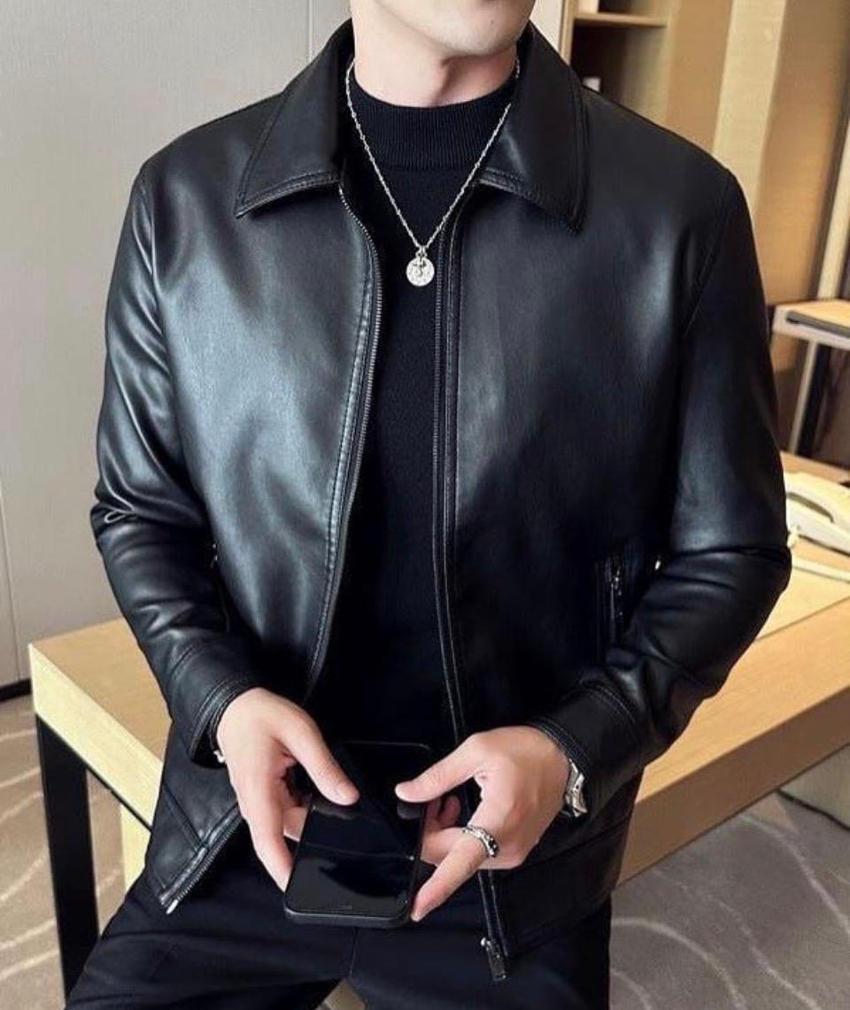 PREMIUM BALACK UNISEX LEATHER JACKET