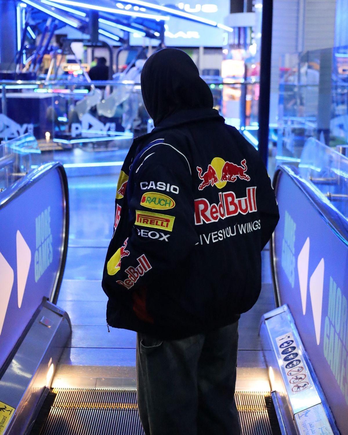 Premuim puffer Embroidered Red Bull Racing unisex jacket - shadowwear.in
